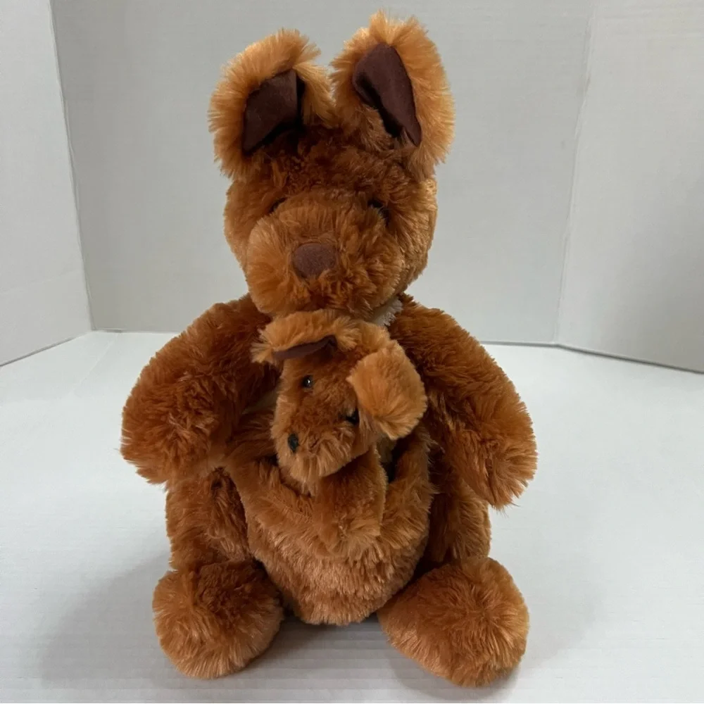 Kohl's Cares for Kids Mother Kangaroo With Baby Joey 11” Soft Brown Fur